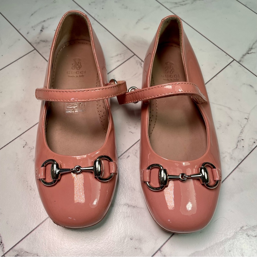 Gucci CHILDREN'S BALLET FLAT WITH HORSEBIT